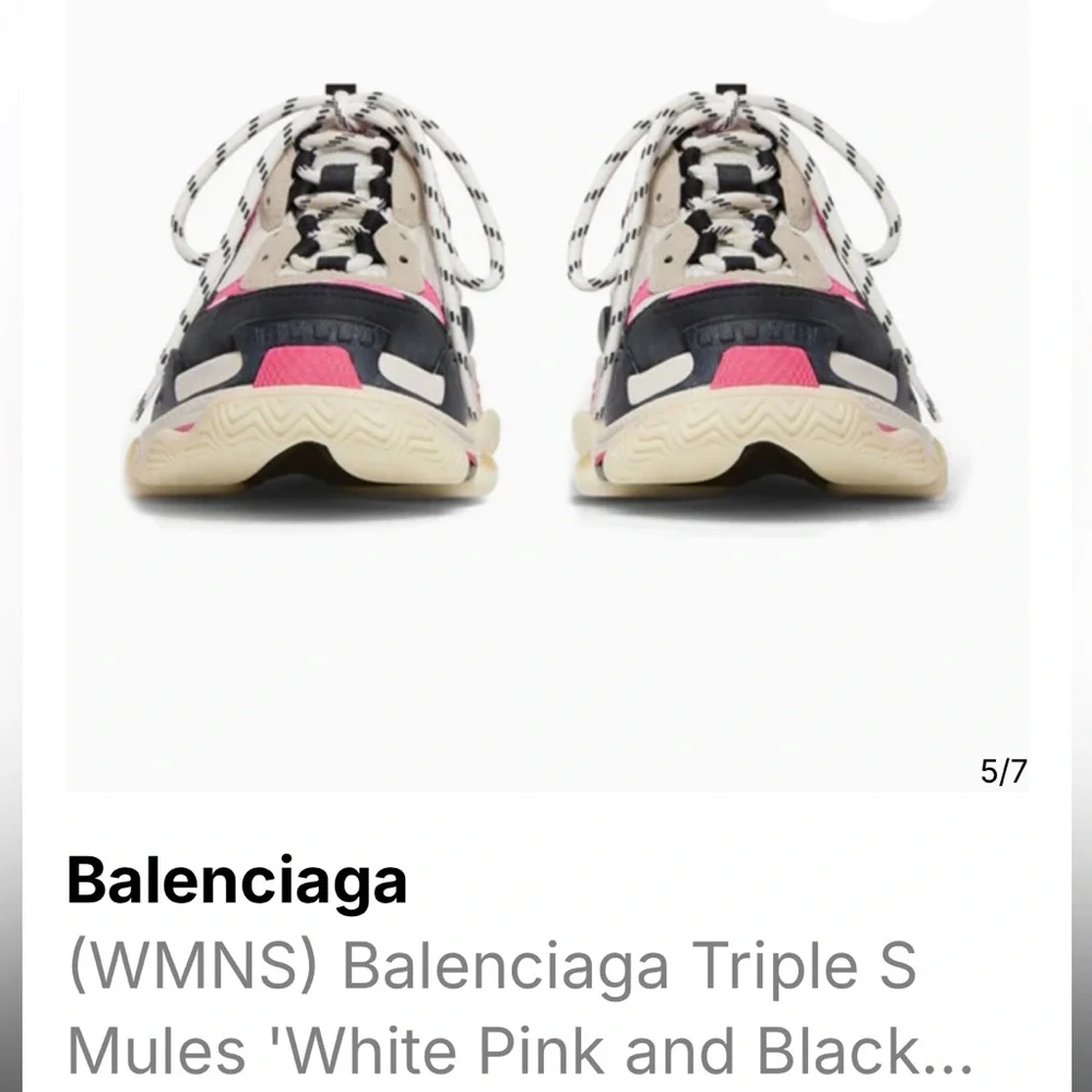 Balenciaga triple S sneaker mule